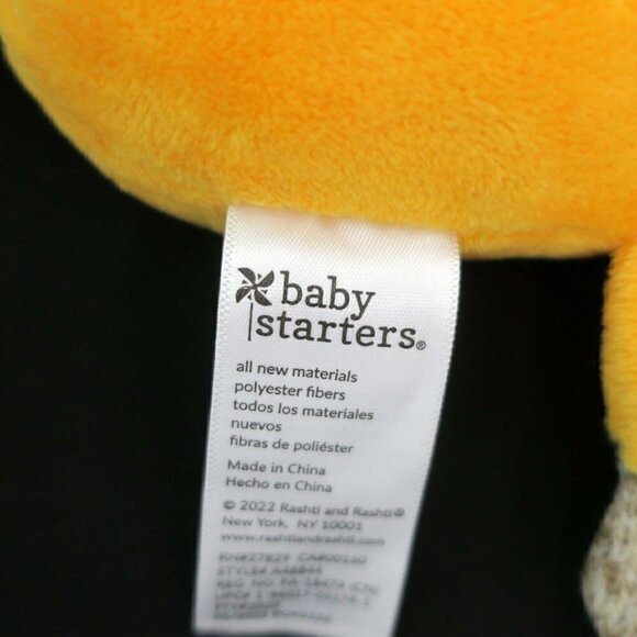 Baby Starters Sock Monkey My First Boo Halloween Plush Rattle Toy 9" Lovey - Picture 2 of 2